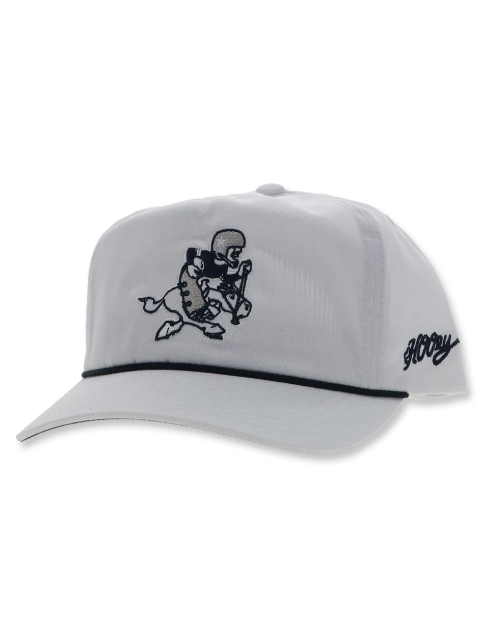 Hooey Dallas Cowboys "Retro Joe Logo" Rope White Snapback Cap