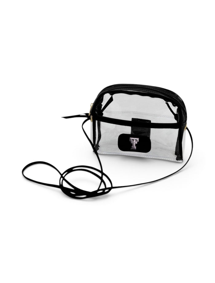 Jon Hart Texas Tech Red Raiders "Becky" Stadium Approved Bag – Black front view