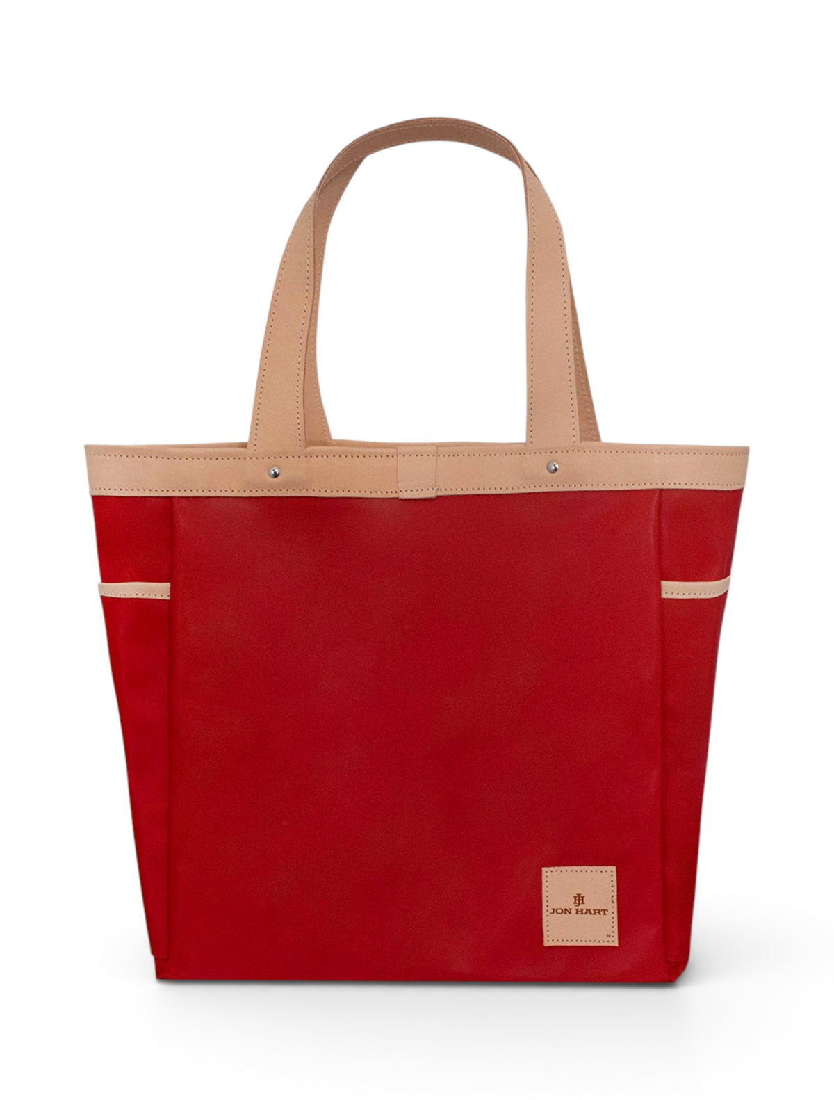 Jon Hart Texas Tech Red Raiders Design Left Bank Tote – Red detail