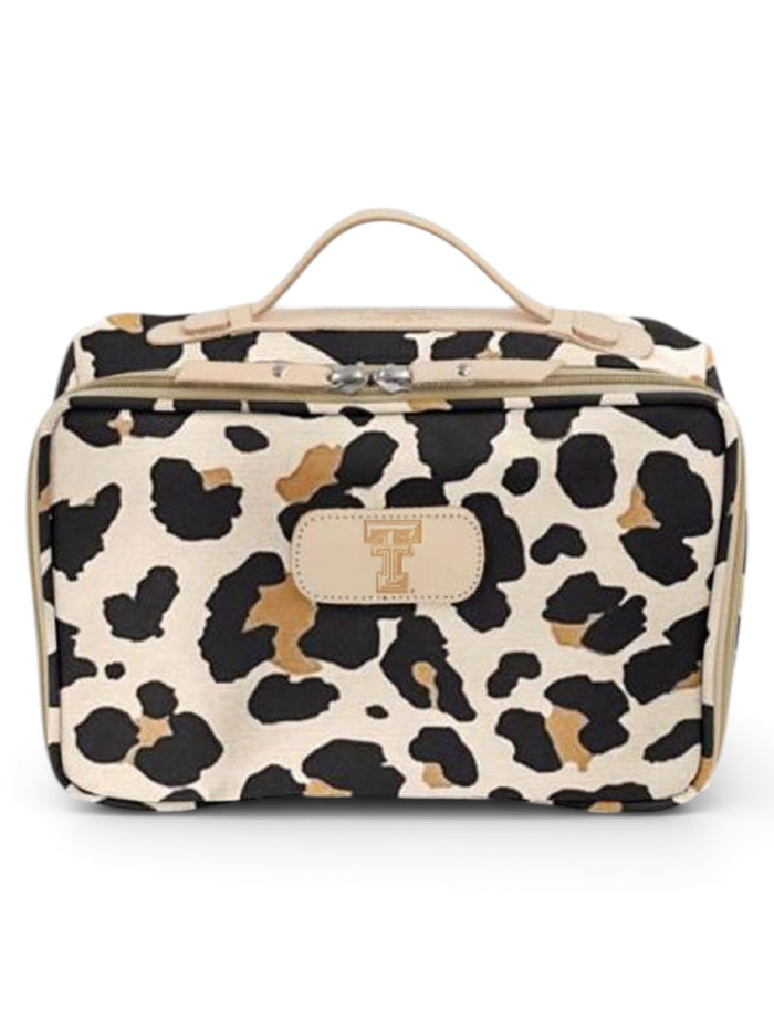 Jon Hart Texas Tech Red Raiders Leopard Large Travel Case – Front view