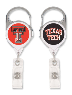 Texas Tech Round Badge Reel Holder