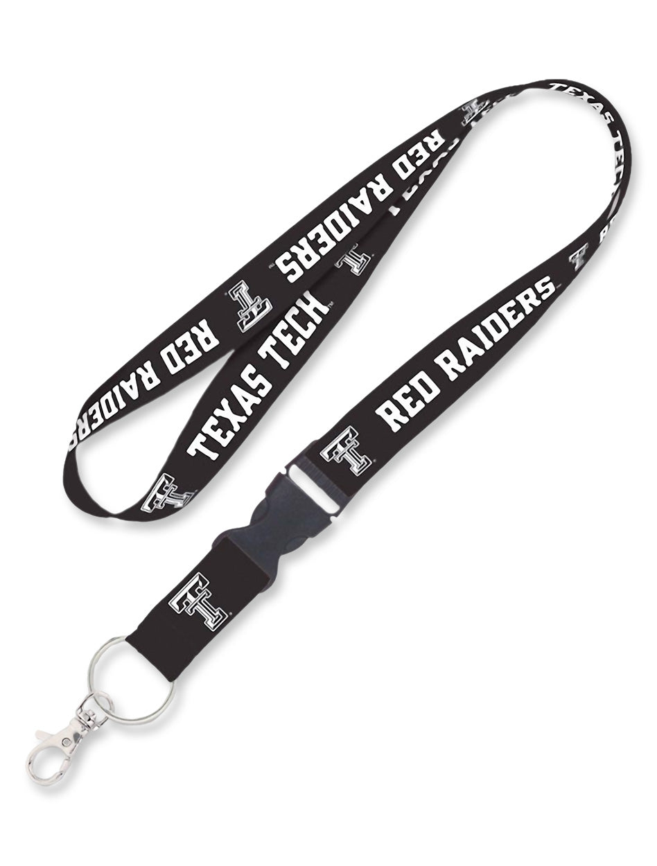 Texas Tech Double T "Black Out" Lanyard