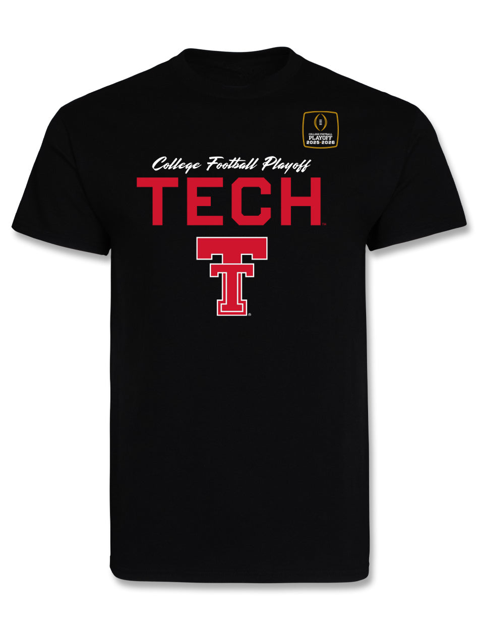 Texas Tech 2025 CFP - T-Shirt - Kick Deep - BLACK