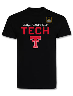 Texas Tech 2025 CFP - T-Shirt - Kick Deep - BLACK