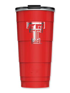 Texas Tech Pirani "Double T" Red 26oz Party Cup Tumbler