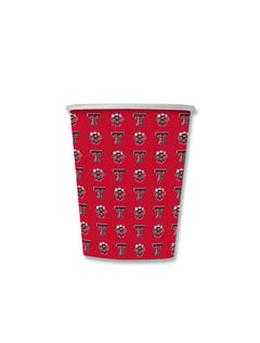 Texas Tech Raider Red Custom 25pk 12oz Paper Cups