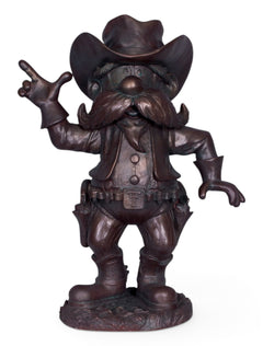 Large Texas Tech Raider Red Bronze Statue – Front view