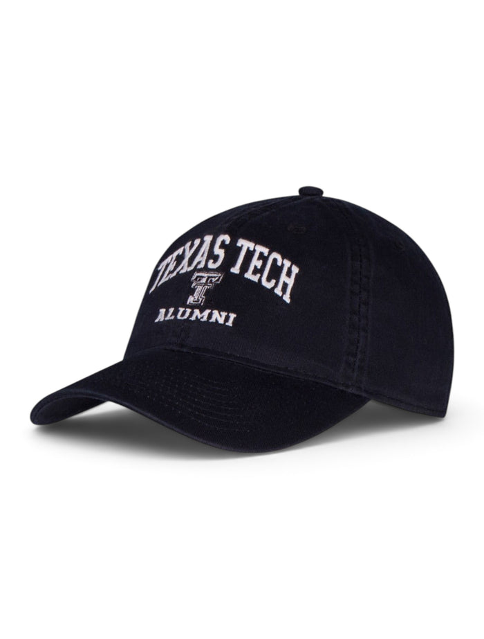 Legacy Texas Tech Alumni Navy Adjustable Cap – Black front view
