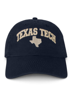 Legacy Texas Tech Arch Over Texas Silhouette Adjustable Cap – Back view