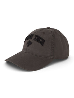Legacy Texas Tech Arch Over Texas Silhouette Adjustable Cap – Charcoal front view