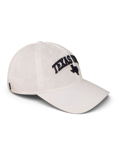 Legacy Texas Tech Arch Over Texas Silhouette Adjustable Cap – White side view