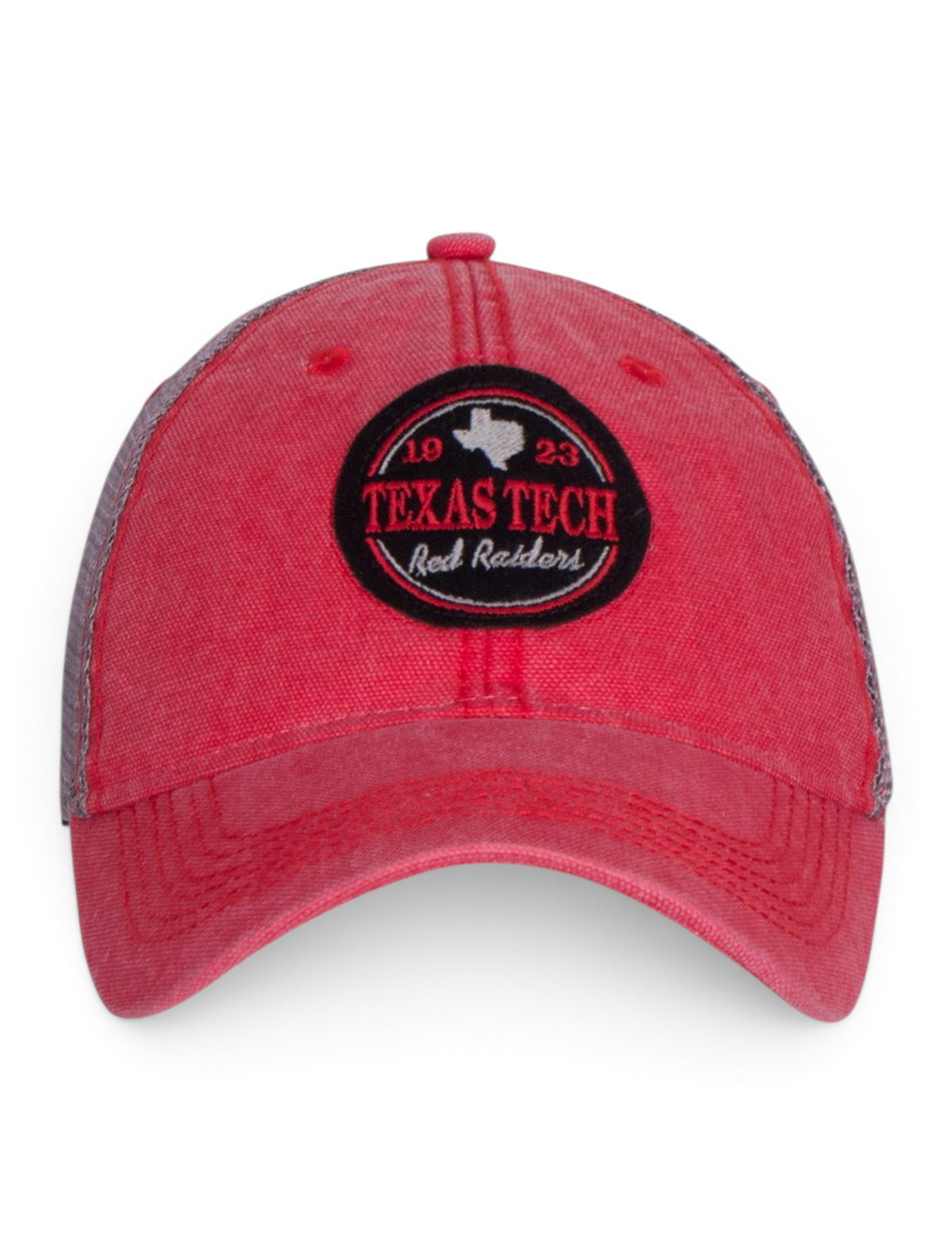 Legacy Texas Tech "Dashboard" Trucker Red Mesh Cap – Back view