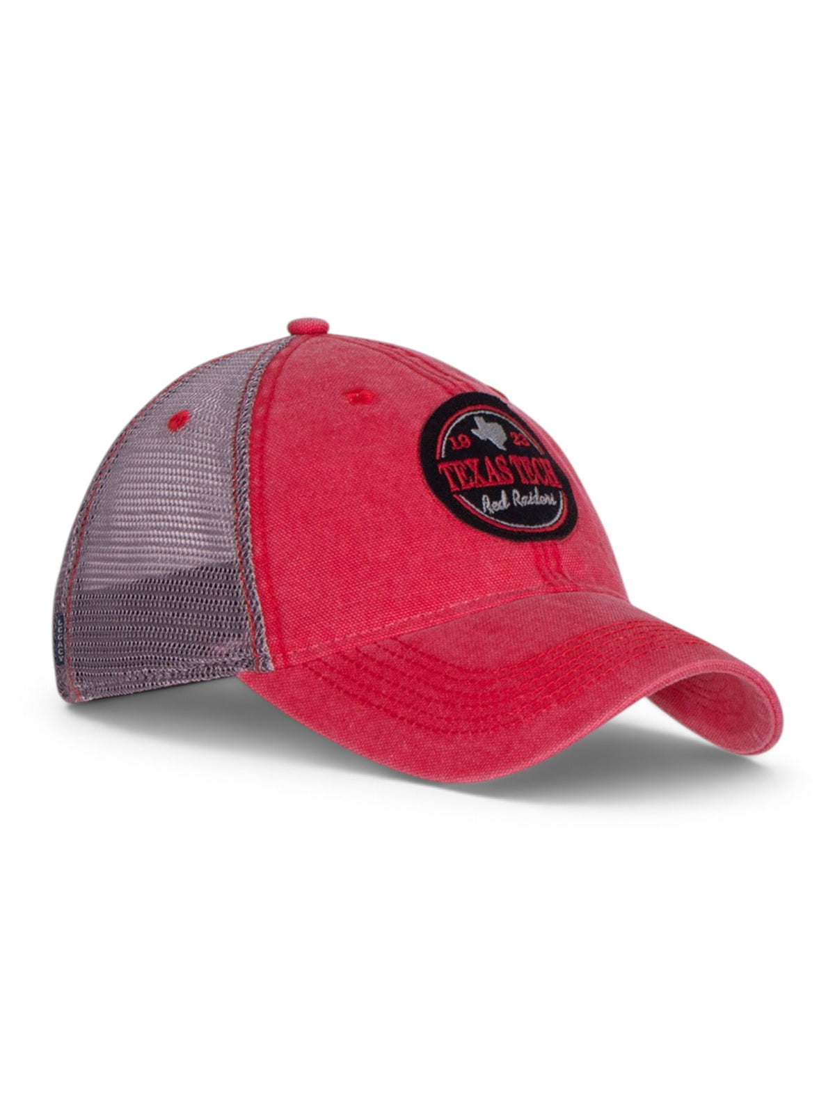 Legacy Texas Tech "Dashboard" Trucker Red Mesh Cap – Side view