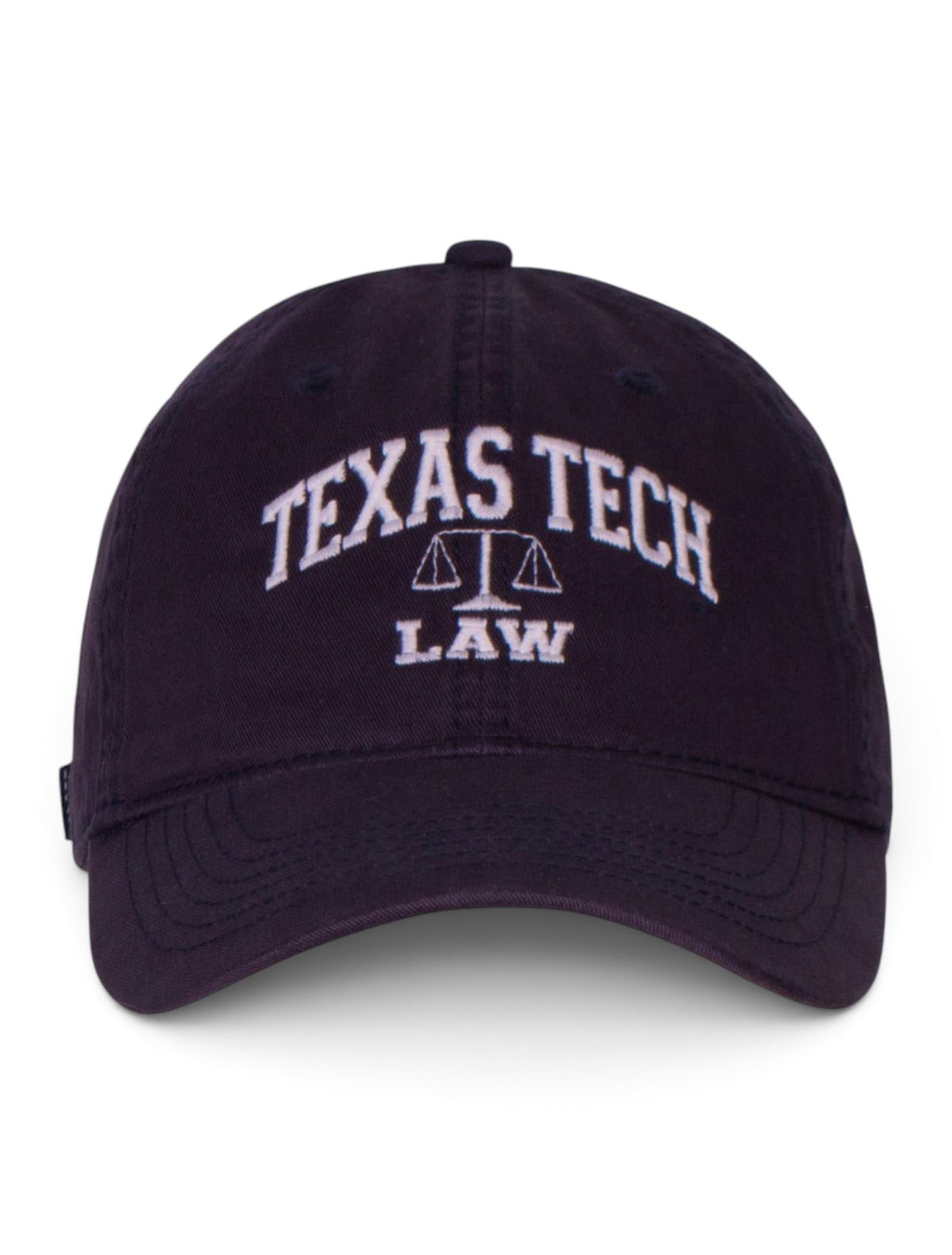 Legacy Texas Tech Law Adjustable Navy Cap – Back view
