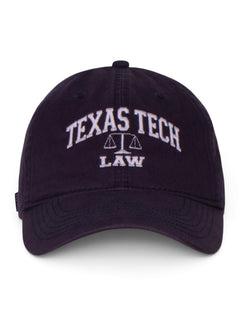 Legacy Texas Tech Law Adjustable Navy Cap – Back view