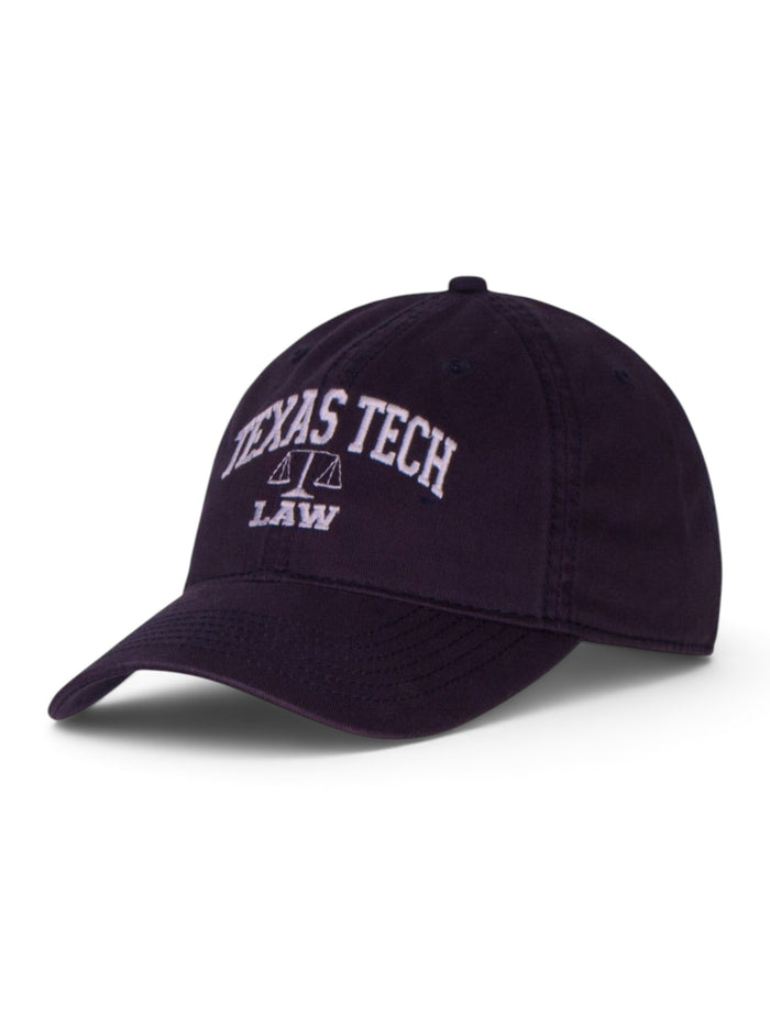 Legacy Texas Tech Law Adjustable Navy Cap – Front view