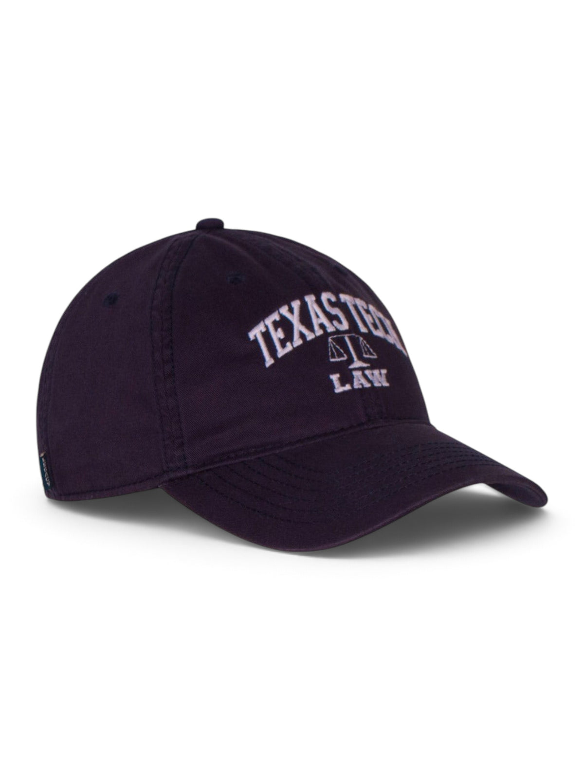 Legacy Texas Tech Law Adjustable Navy Cap – Side view