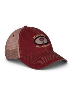 Legacy Texas Tech "Mesh Trucker" Snapback Cap – Brown side view