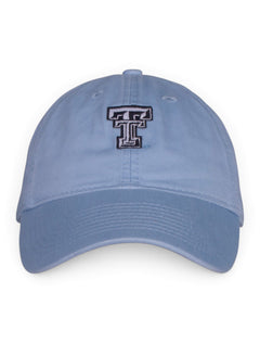 Legacy Texas Tech Mini Double T Women's Adjustable Cap – Blue back view