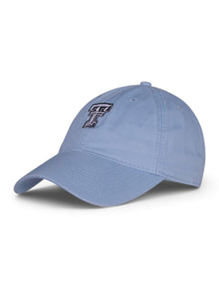 Legacy Texas Tech Mini Double T Women's Adjustable Cap – Blue front view