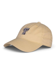 Legacy Texas Tech Mini Double T Women's Adjustable Cap – Butter front view