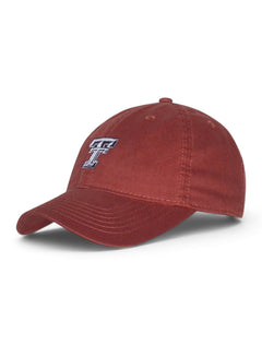 Legacy Texas Tech Mini Double T Women's Adjustable Cap – Cumin front view