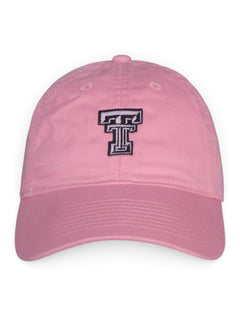 Legacy Texas Tech Mini Double T Women's Adjustable Cap – Pink back view