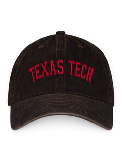 Legacy Texas Tech "Radius" Scarlet Arch on Snapback Cap – Back view