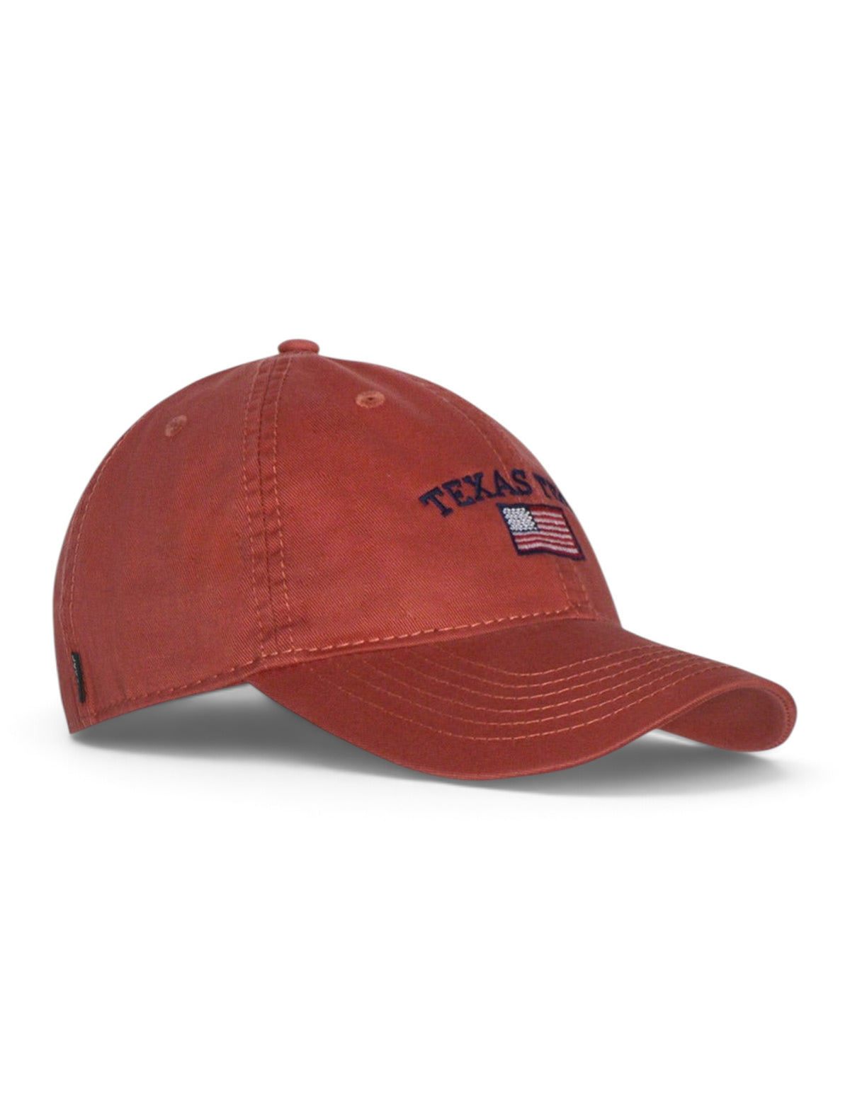 Legacy Texas Tech Red Raiders Arch over American Flag Adjustable Cap – Cumin side view