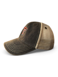 Legacy Texas Tech Red Raiders Double T  TODDLER Adjustable Trucker Snapback Cap – Black side view