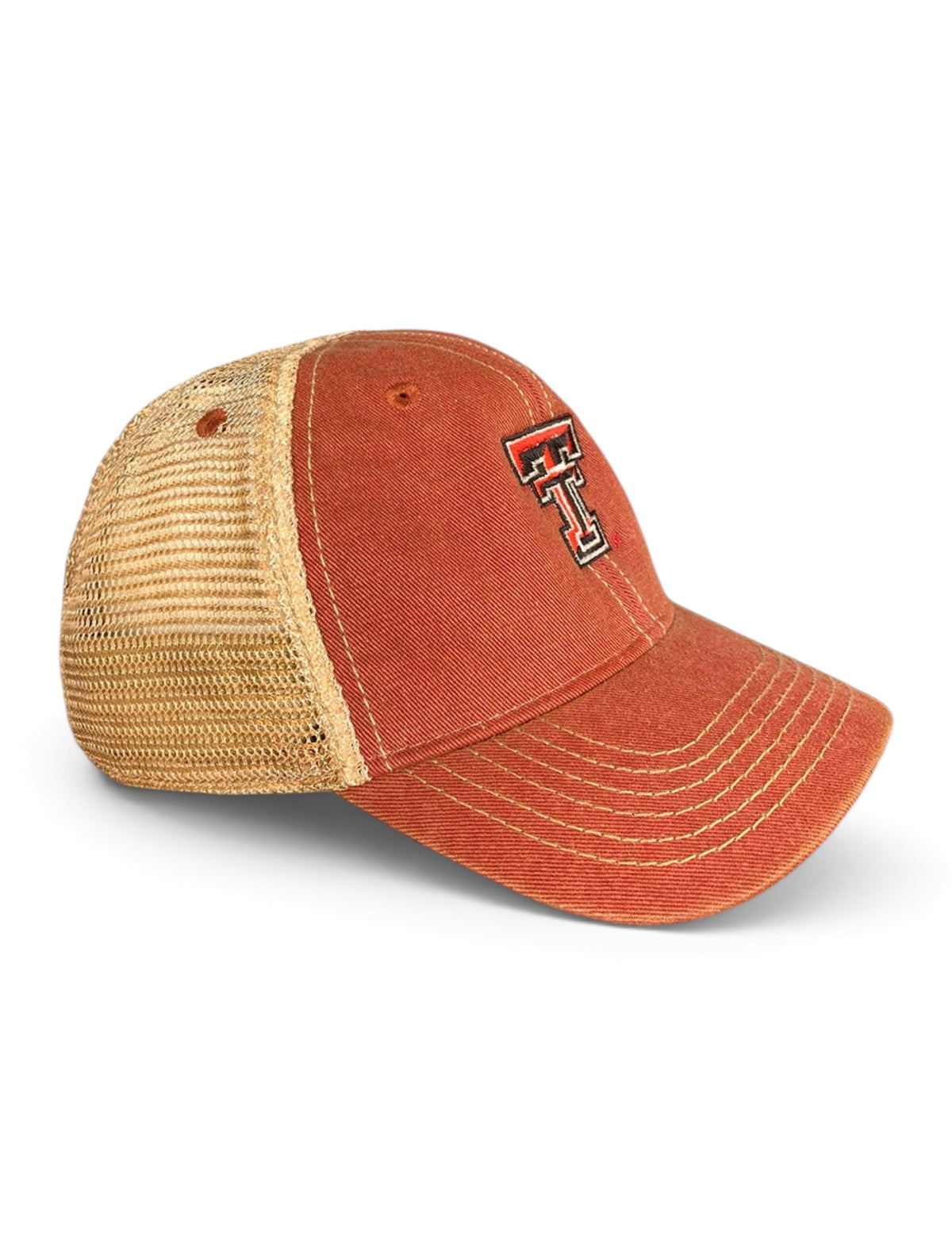 Legacy Texas Tech Red Raiders Double T  TODDLER Adjustable Trucker Snapback Cap – Red image 4 view