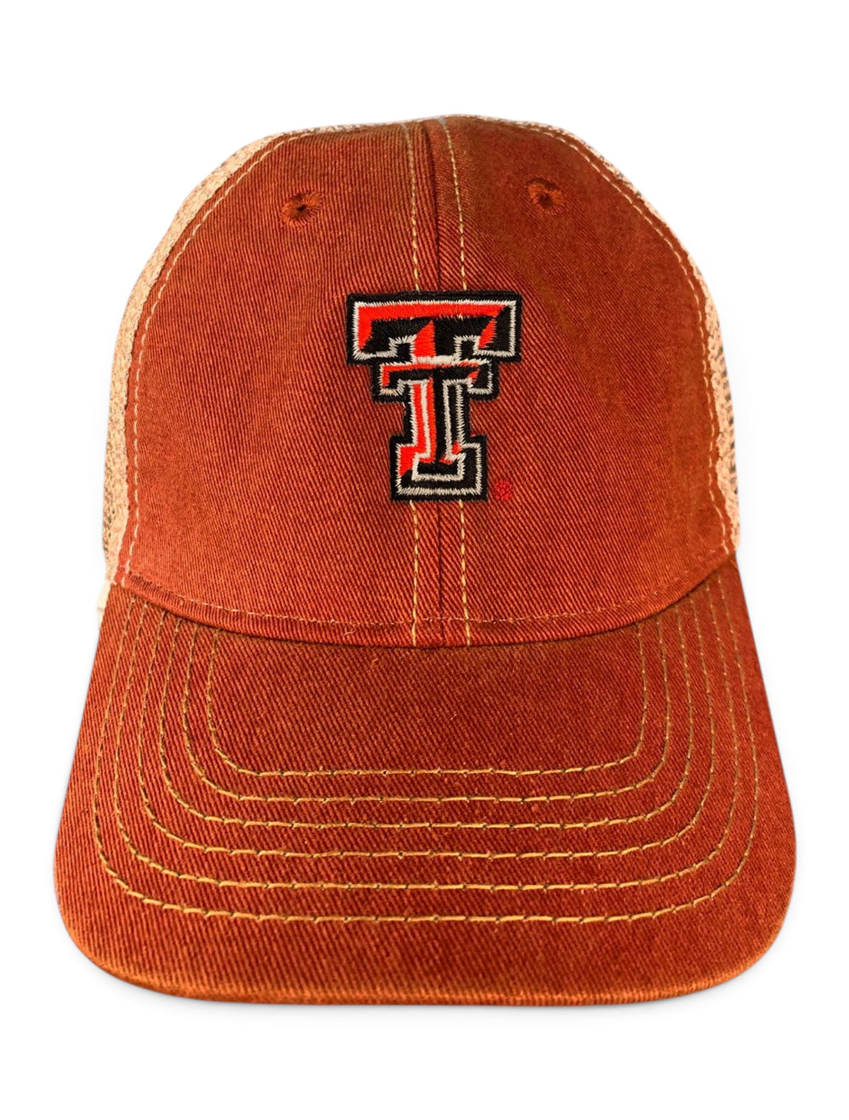 Legacy Texas Tech Red Raiders Double T  TODDLER Adjustable Trucker Snapback Cap – Red side view