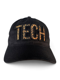 Legacy Texas Tech Red Raiders Leopard Tech Block Adjustable Cap – Front view