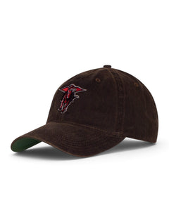 Legacy Texas Tech Red Raiders Rustic Masked Rider Snapback Cap – Front view