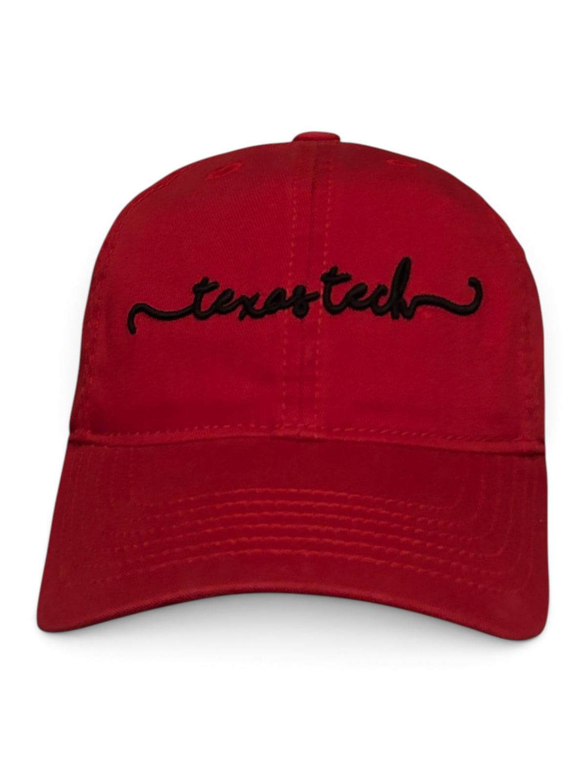 Legacy Texas Tech Red Raiders "Scripted" YOUTH Red Adjustable Cap – Back view