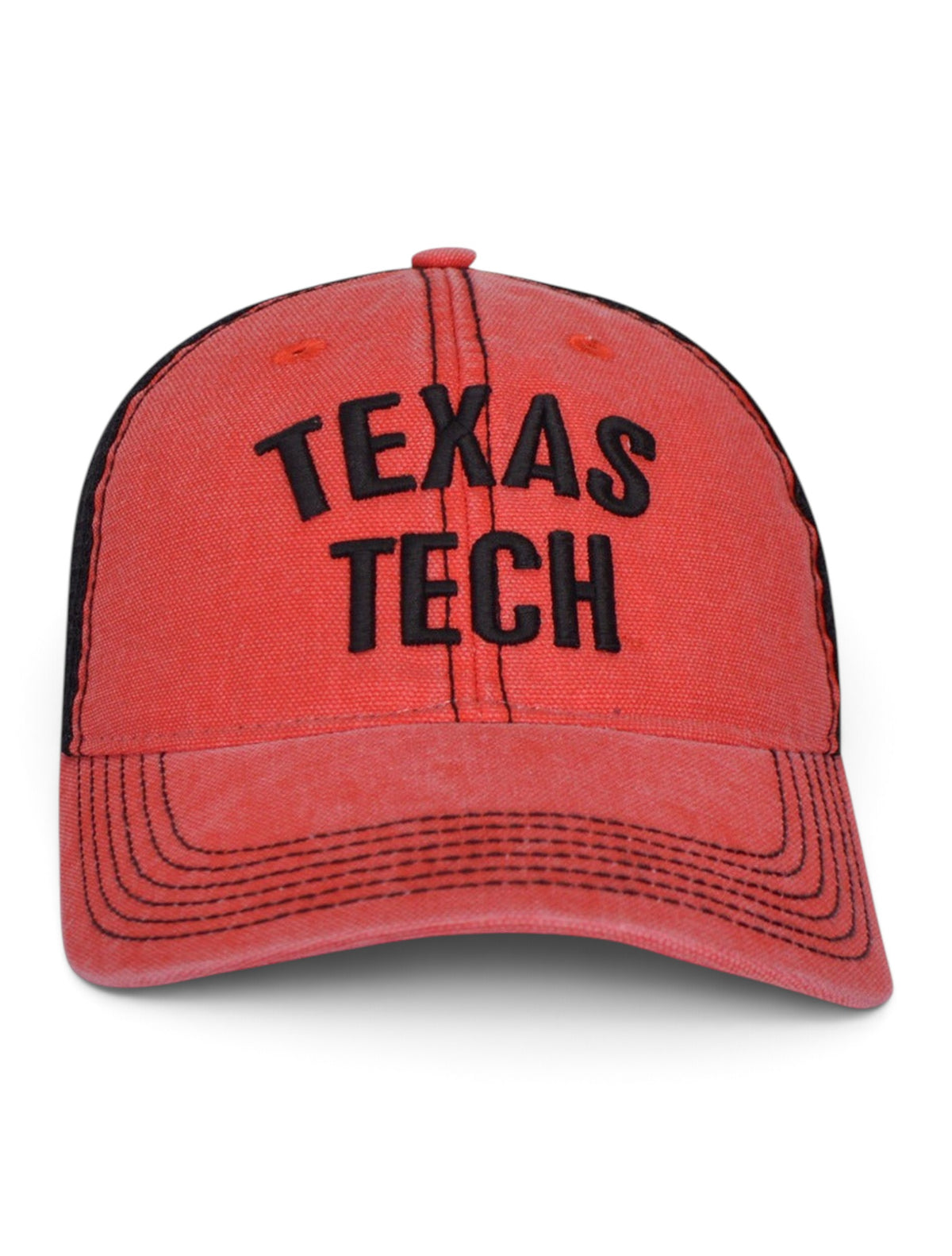 Legacy Texas Tech Red Raiders Stack "The Reason" Mesh Trucker Snapback Cap – Back view
