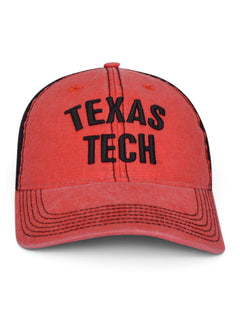 Legacy Texas Tech Red Raiders Stack "The Reason" Mesh Trucker Snapback Cap – Back view