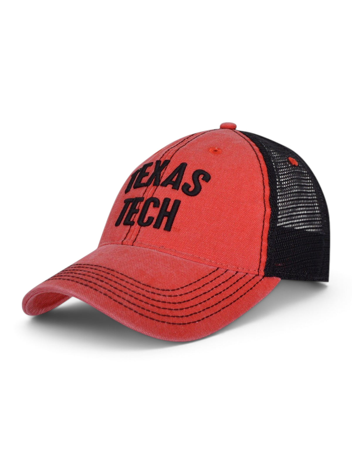Legacy Texas Tech Red Raiders Stack "The Reason" Mesh Trucker Snapback Cap – Front view