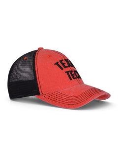 Legacy Texas Tech Red Raiders Stack "The Reason" Mesh Trucker Snapback Cap – Side view