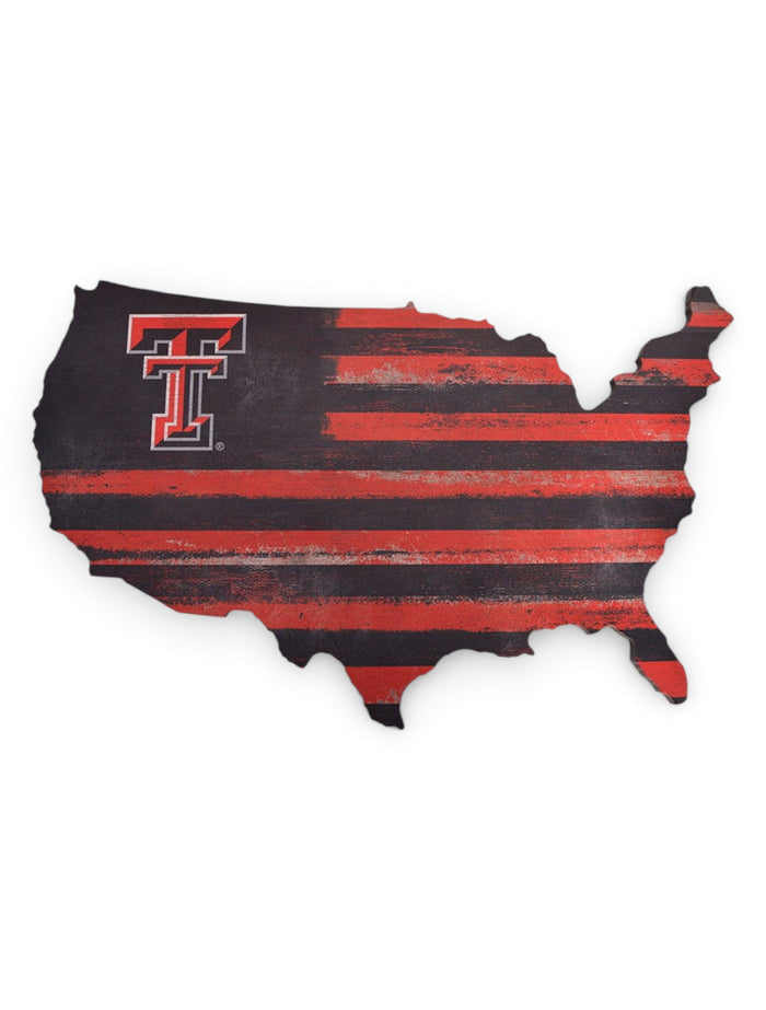 Legacy Texas Tech Red Raiders Texas Tech USA Wall Mount Cutout Decor – Front view