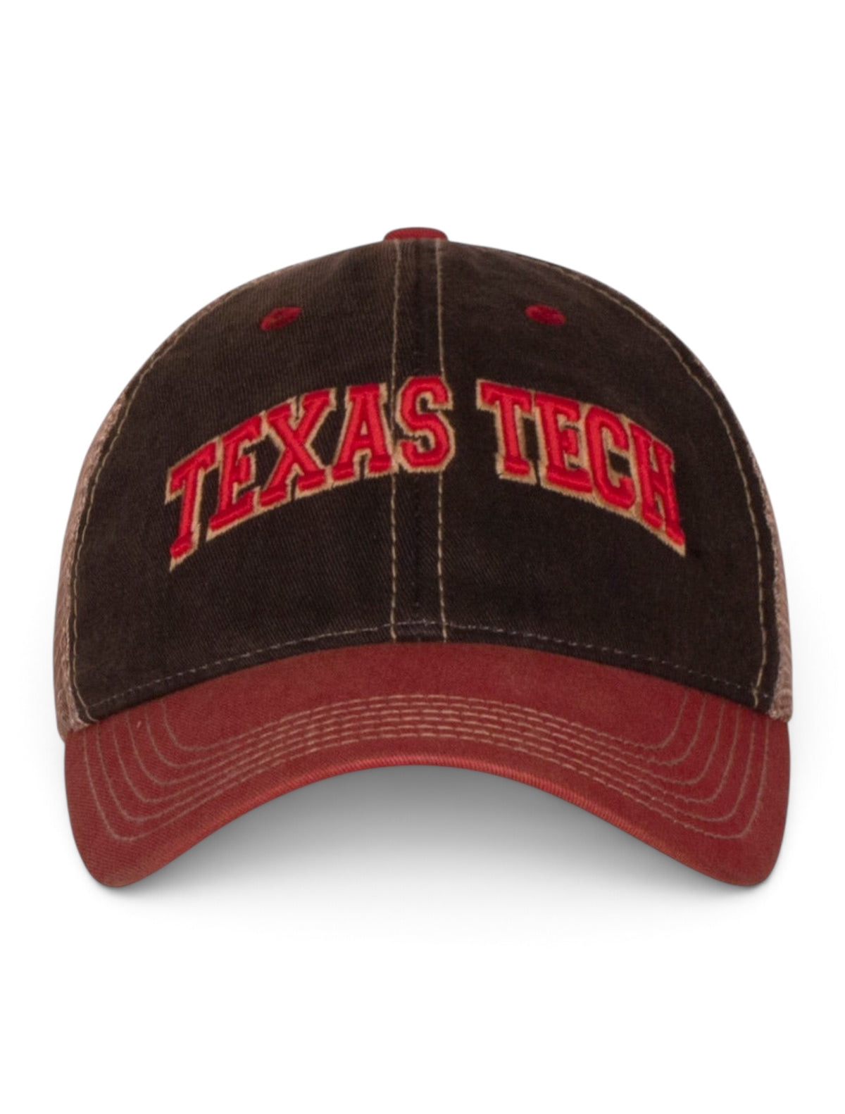 Legacy Texas Tech Red Raiders "Two-Tone Arch" Trucker Snapback Cap – Back view