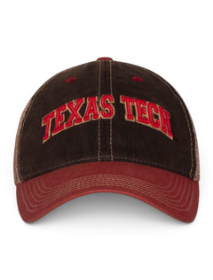 Legacy Texas Tech Red Raiders "Two-Tone Arch" Trucker Snapback Cap – Back view