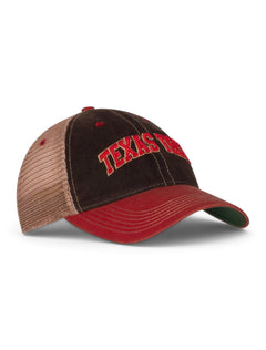 Legacy Texas Tech Red Raiders "Two-Tone Arch" Trucker Snapback Cap – Side view