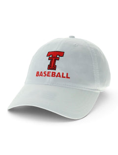 Legacy Texas Tech Vault Double T Baseball Cool Fit Adjustable Cap – White front view