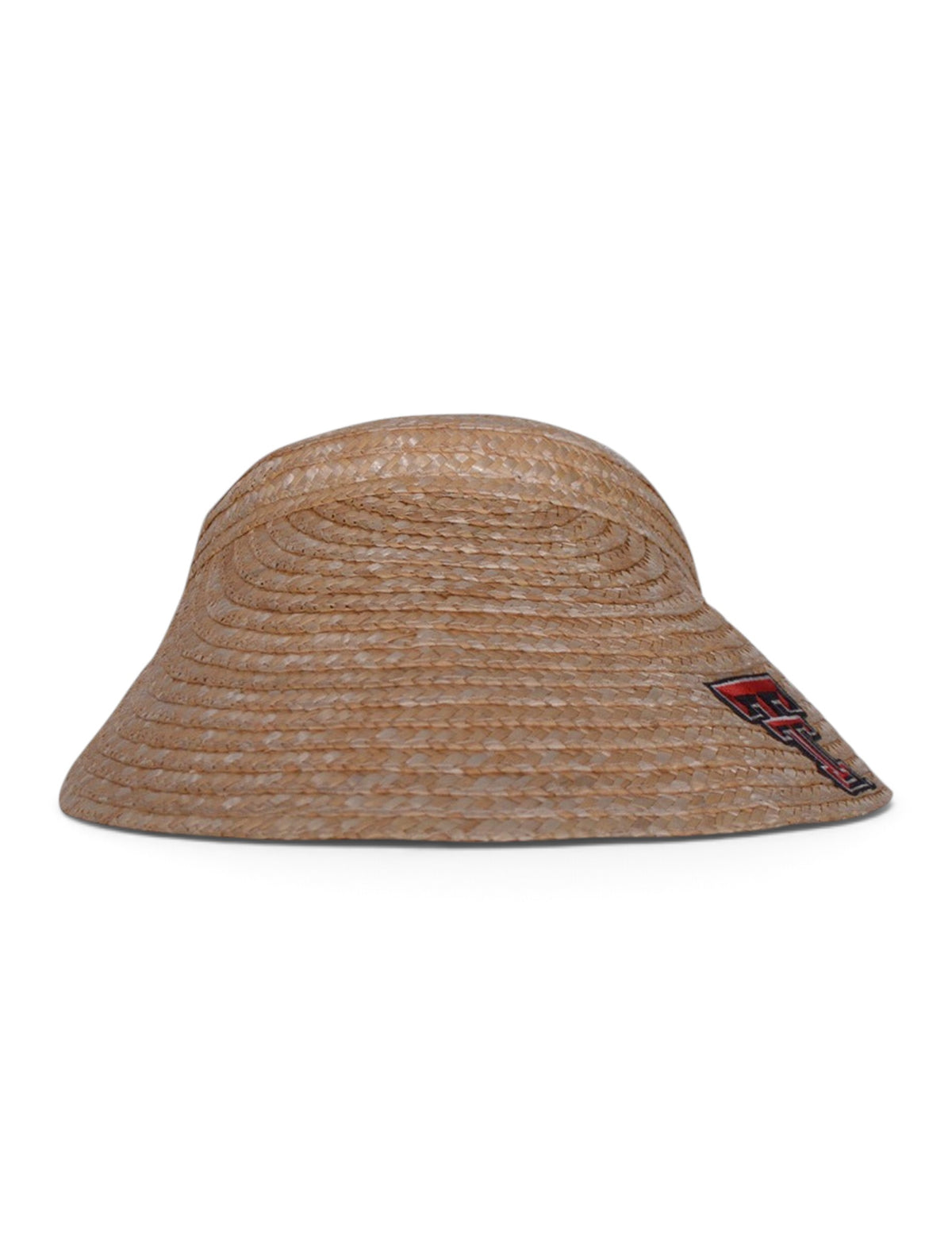 LogoFit Texas Tech Red Raiders "Betty" Straw Clip Visor – Back view