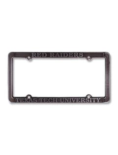 Texas Tech University Gunmetal License Plate Frame