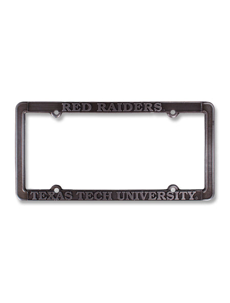 Texas Tech University Gunmetal License Plate Frame