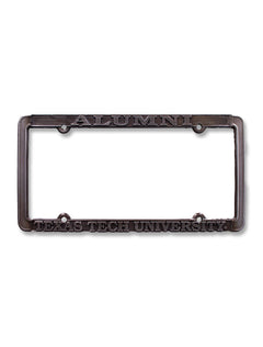 Texas Tech Alumni Gun Metal License Plate Frame