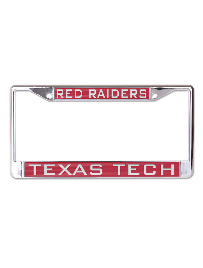 Red Raider over Texas Tech Red License Plate Frame