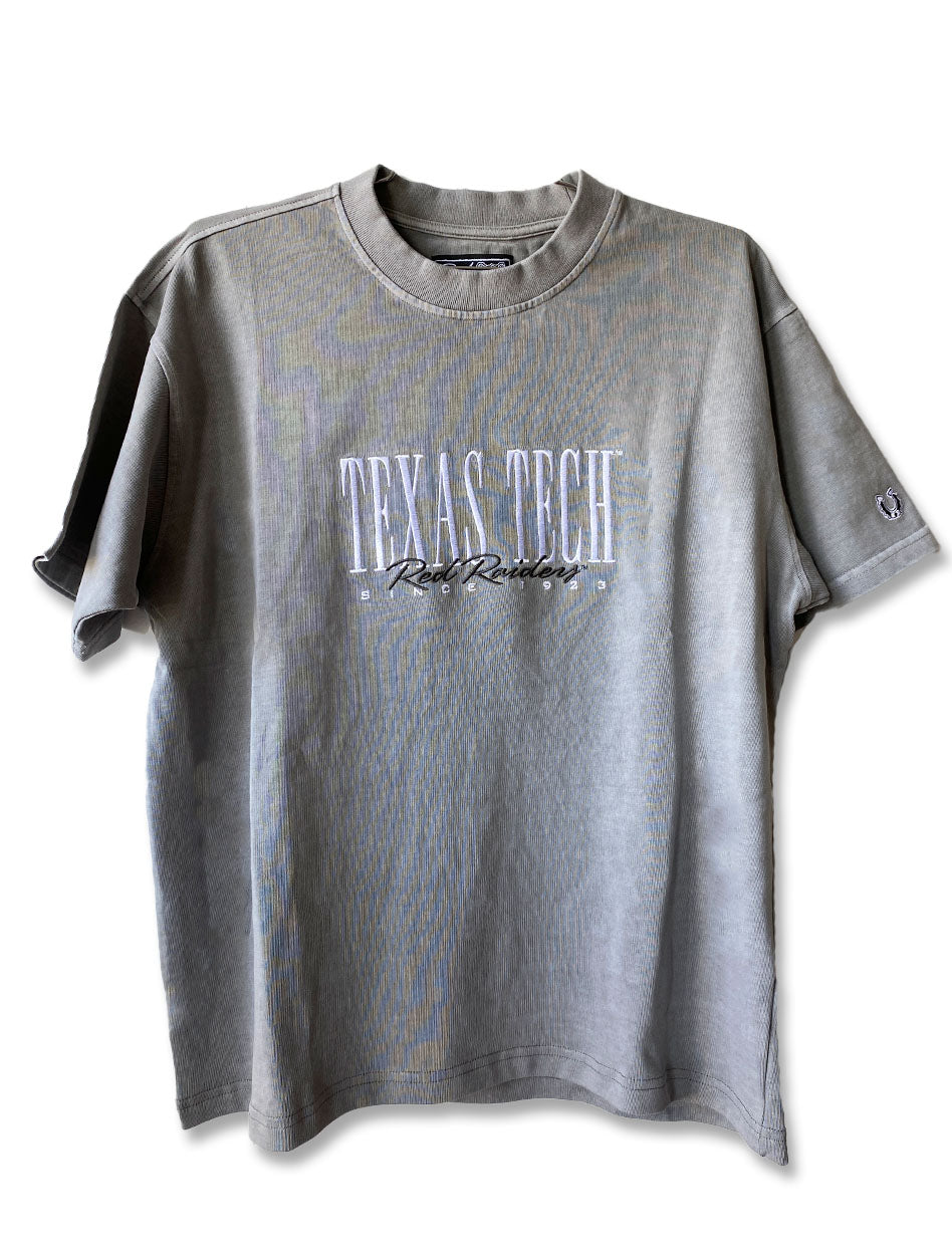 Dark Horse Texas Tech "Lux Script" Heavyweight Washed T-shirt